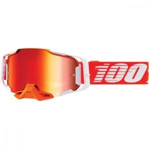 Brýle 100% ARMEGA Goggle Regal - Mirror Red Lens