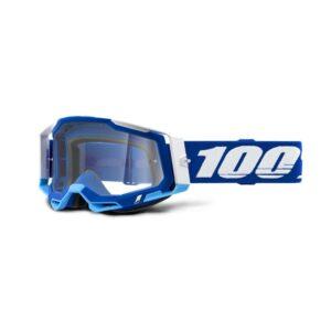 Brýle 100% RACECRAFT 2 modré - čiré skla