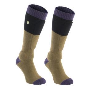 Ponožky ION chrániče BD Socks 2023 - Dark Mud Velikost: 39-42